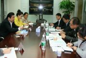 东营市招商局一行领导莅临乐天成控股集团考察指导工作