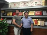 孙明高董事长亲切会见荷兰卡利門电信董事長 Raja 先生