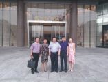 孙明高董事长参观考察天成大学校友王晓杰董事长公司