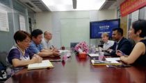 英国搜财公司CEO一行莅临深圳市乐天成控股集团考察指导工作