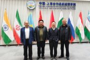 孙明高董事长一行应邀到中国-上海合作组织经贸学院考察交流
